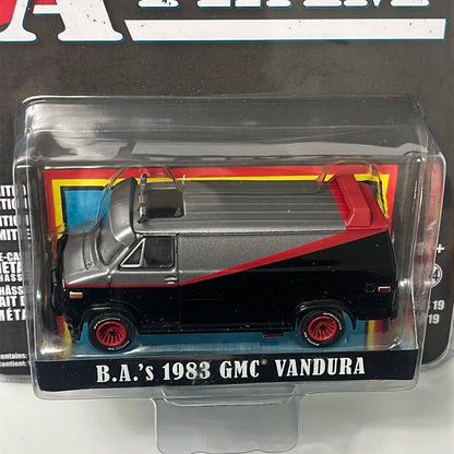 Greenlight Hollywood 1/64 The A Team B.A.’s 1983 GMC Vandura Black