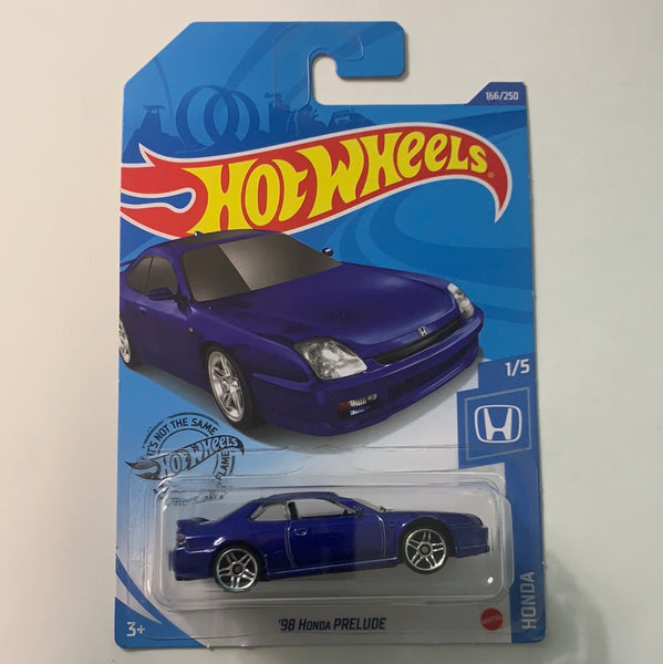 Hot Wheels ‘98 Honda Prelude Blue - Damaged Box