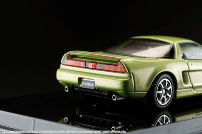 Hobby Japan 1/64 Honda NSX Coupe with Engine Display Model Lime Green Metallic