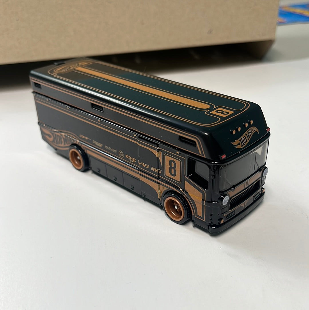 *Loose* Hot Wheels 1/64 Premium Car Culture Box Set Euro Hauler Black & Orange