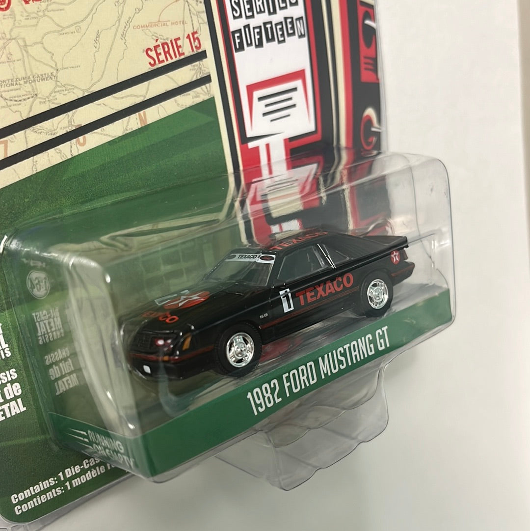 1/64 Greenlight 1982 Ford Mustang GT (Running on Empty)