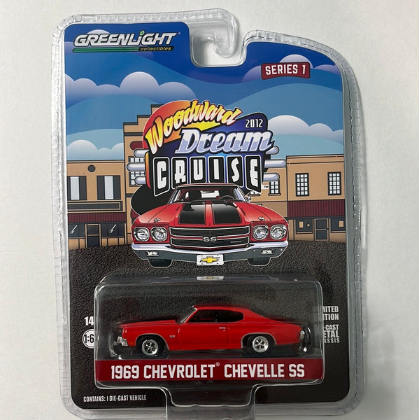 Greenlight 1/64 1969 Chevrolet Chevelle SS Red - Woodward Dream Cruise