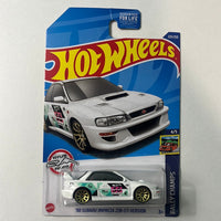 Hot Wheels 1/64 Treasure Hunt ‘98 Subaru Impreza 22B STi Version - Damaged Card