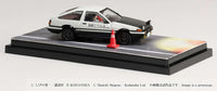 Hobby Japan 1/64 Initial D Toyota Sprinter Trueno GT Apex AE86 / Tomoyuki Tachi vs Takumi Fujiwara w/ Driver Figure