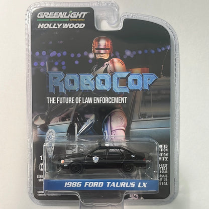 Greenlight Hollywood 1/64 1986 Ford Taurus LX RoboCop Black