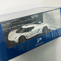 1/64 PosterCars Koenigsegg Jesko Absolut White Hypercar League Collection