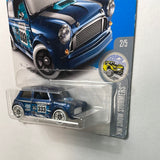 Hot Wheels 1/64 Morris Mini HW Snow Stormers Blue - Damaged Card