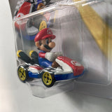 Hot Wheels 1/64 Mario Kart Mario w/ Standard Kart