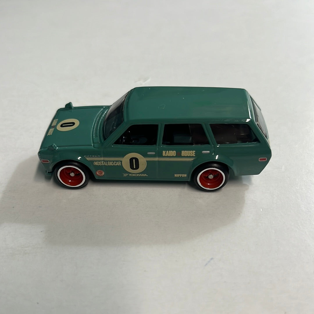 *Loose* Hot Wheels 1/64 Car Culture Premium Box Set ‘71 Datsun 510 Wagon Green