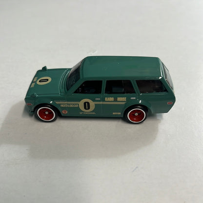 *Loose* Hot Wheels 1/64 Car Culture Premium Box Set ‘71 Datsun 510 Wagon Green