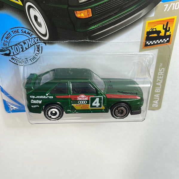 Hot wheels 84 audi sport store quattro green