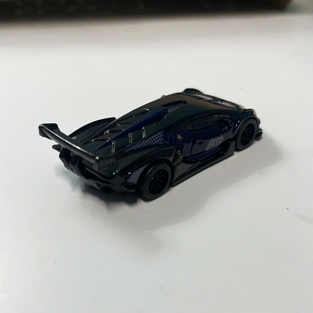 *Loose* Hot Wheels 1/64 Premium Car Culture Box Set Lamborghini Essenza SCV12 Black & Blue