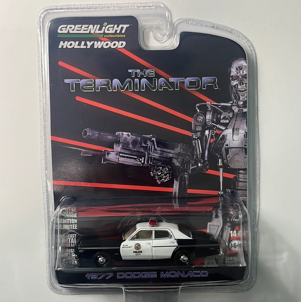 1/64 Greenlight Hollywood The Terminator 1977 Dodge Monaco Police Car