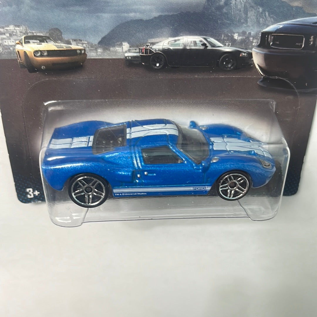 Hot Wheels 1/64 Ford GT-40 Blue Fast Five