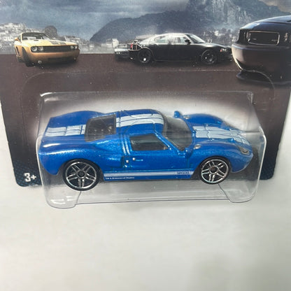 Hot Wheels 1/64 Ford GT-40 Blue Fast Five
