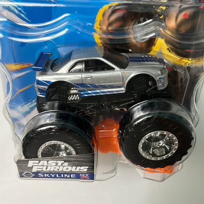 Hot Wheels Monster Trucks Fast and Furious Nissan Skyline GT-R - Damaged Box