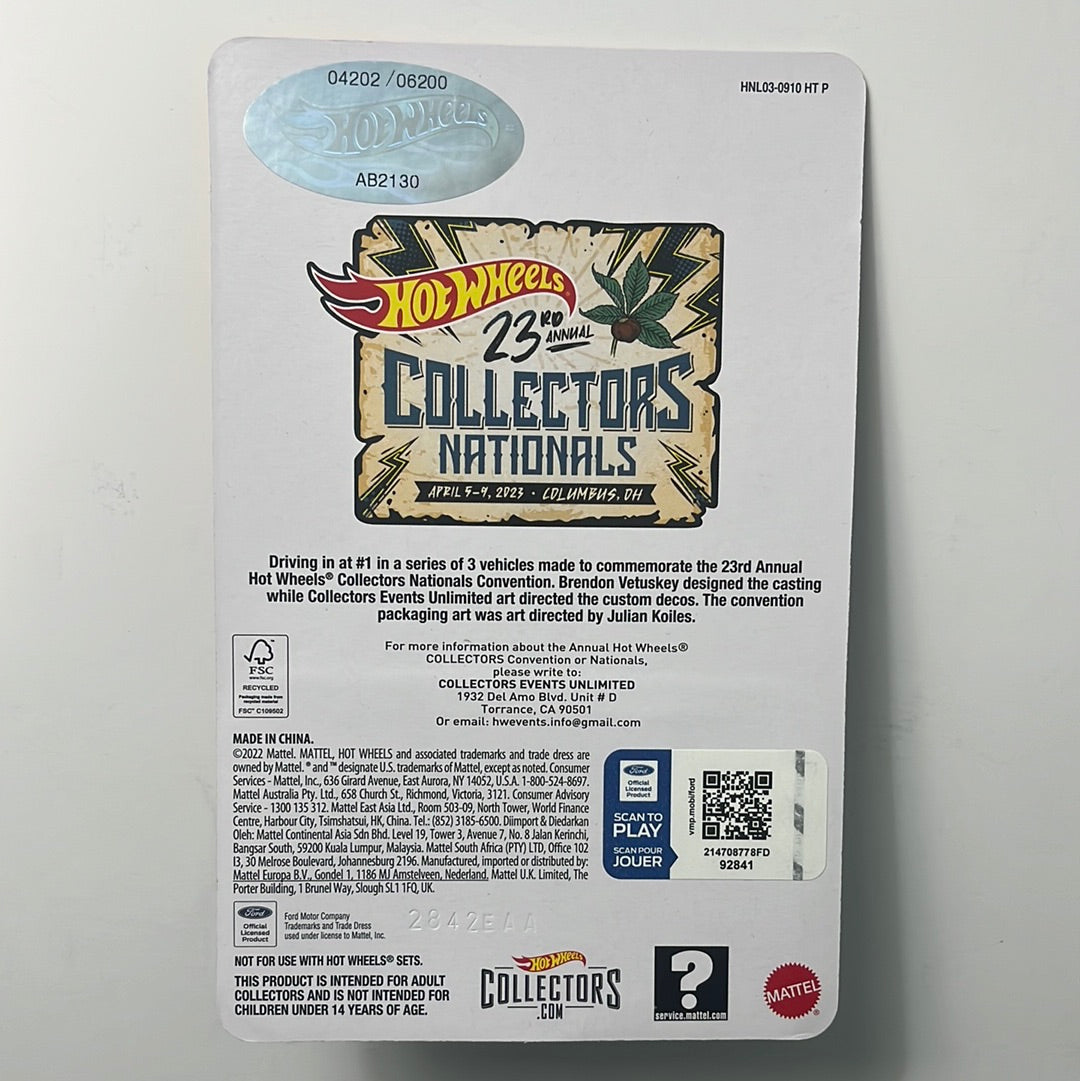 Hot Wheels Columbus Convention 1962 Ford F100