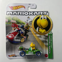 Hot Wheels Mario Kart Koopa Troopa w/ Circuit Special - Damaged Box