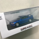 Super Model 1/64 Nissan GTR R32 w/ Openable Hood Blue