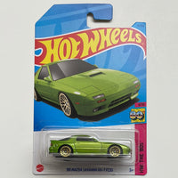 Hot Wheels 1/64 ‘89 Mazda Savanna RX-7 FC3S Green - Damaged Card