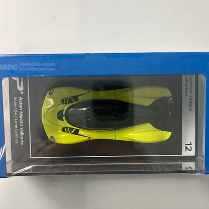 Postercars 1/64 Aston Martin Valkyrie Lime Essence Hypercar League Collection