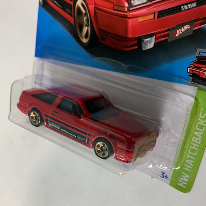 Hot Wheels 1/64 Toyota AE86 Sprinter Trueno Red - Damaged Card