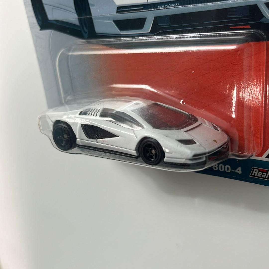 Hot Wheels 1/64 Car Culture Spettacolare Lamborghini Countach LPI 800-4 White
