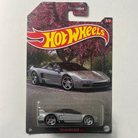 Hot Wheels ‘90 Acura NSX Silver - Japanese Classics - Damaged Box