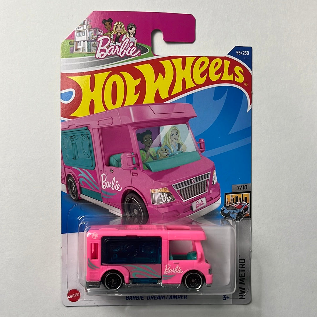 Hot Wheels 1/64 Barbie Dream Camper Pink