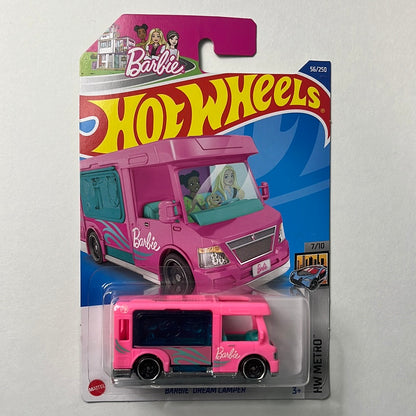 Hot Wheels 1/64 Barbie Dream Camper Pink