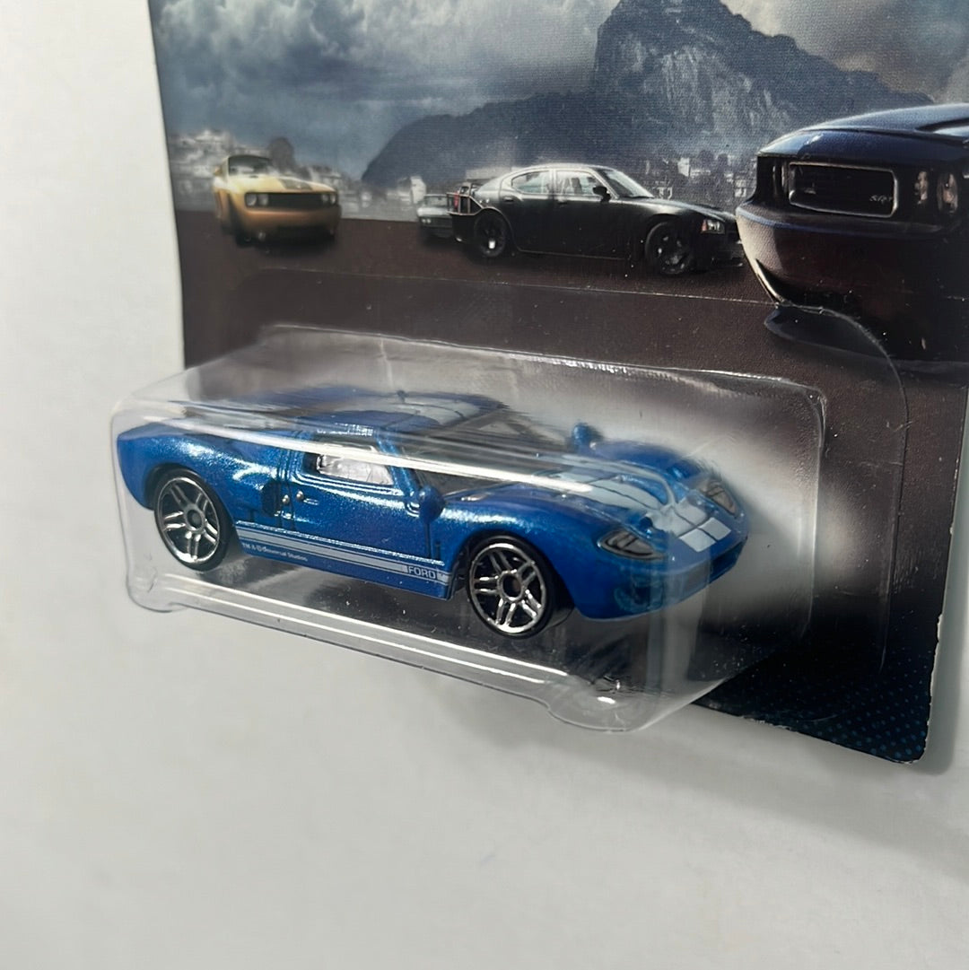 Hot Wheels 1/64 Ford GT-40 Blue Fast Five