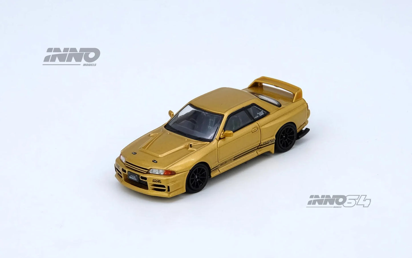 Inno64 1/64 Nissan Skyline top Secret BNR32 GT-R (650R) Gold - IN64-R32TS-650R