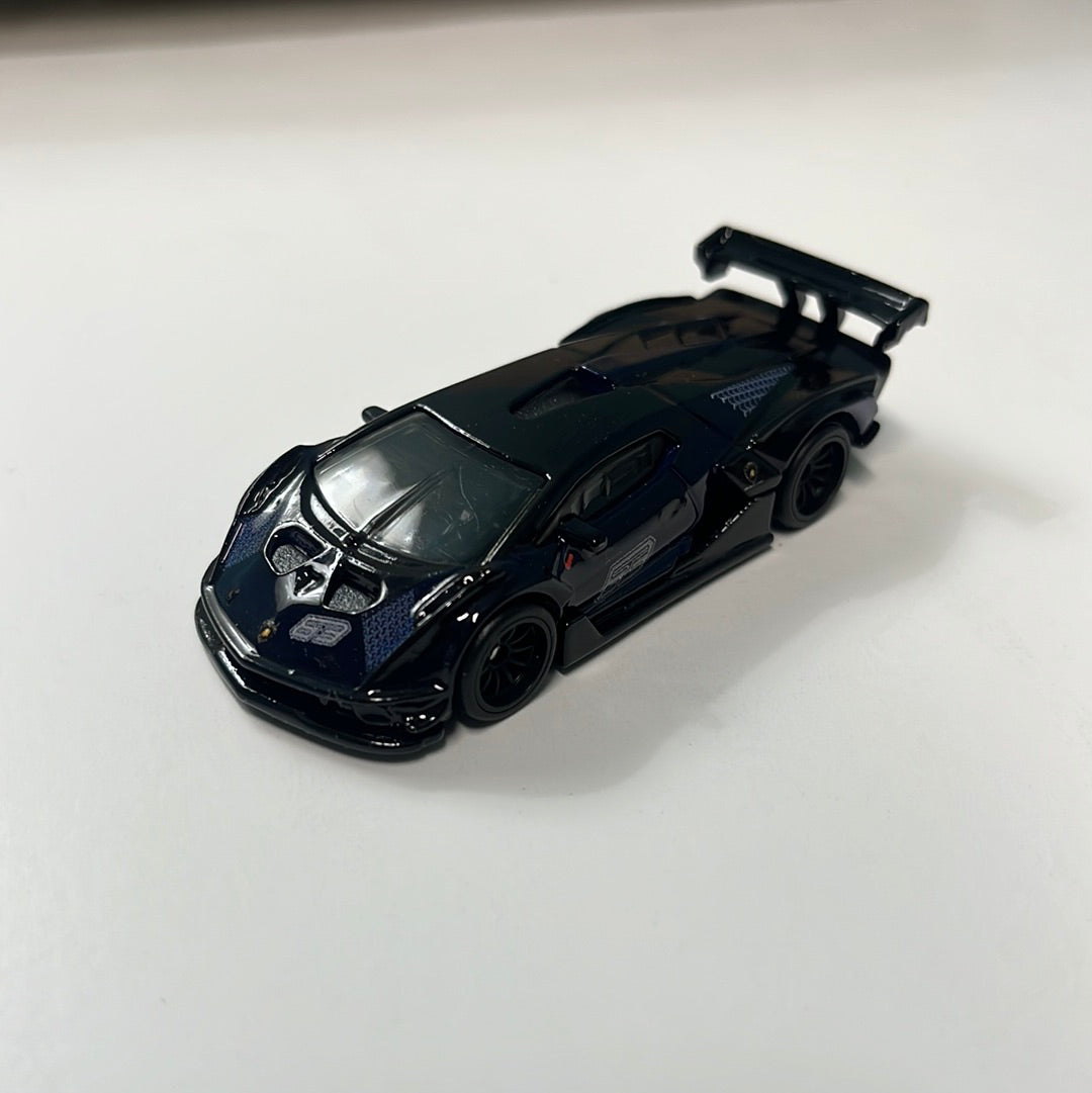*Loose* Hot Wheels 1/64 Premium Car Culture Box Set Lamborghini Essenza SCV12 Black & Blue