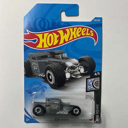 Hot Wheels 1/64 Bone Shaker Mooneyes Grey