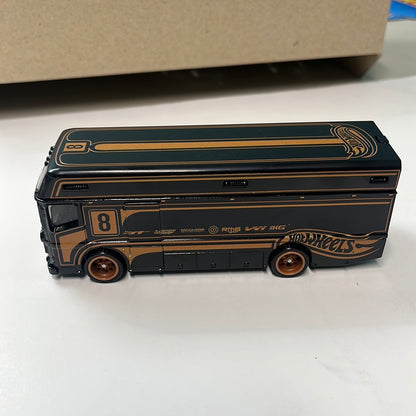 *Loose* Hot Wheels 1/64 Premium Car Culture Box Set Euro Hauler Black & Orange