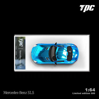 TPC 1/64 Mercedes SLS AMG Chrome Blue