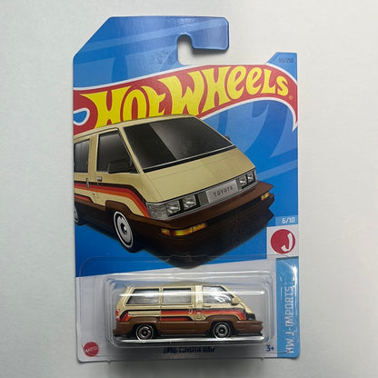 Hot Wheels 1986 Toyota Van Beige - Japan Card
