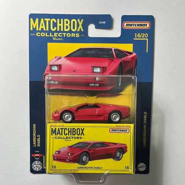 Matchbox Collectors Lamborghini Diablo Red - Damaged Box