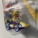 Hot Wheels 1/64 Mario Kart Wario w/ Standard Kart