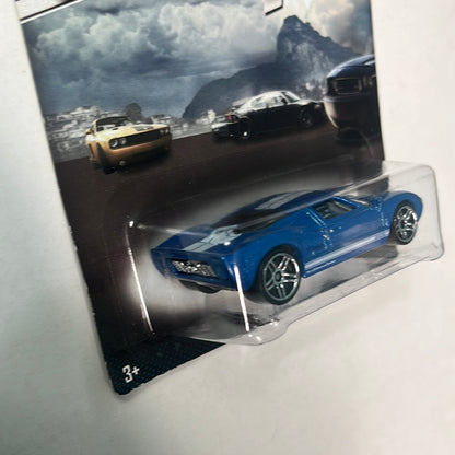 Hot Wheels 1/64 Ford GT-40 Blue Fast Five