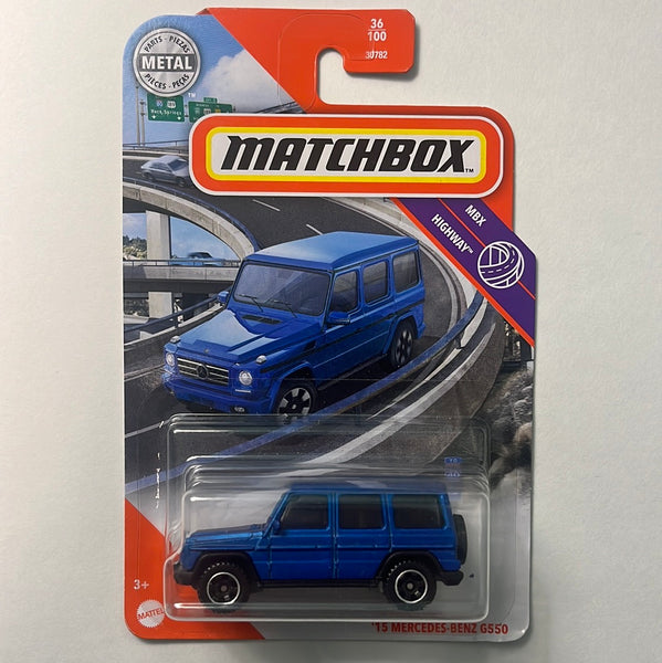 Matchbox ‘15 Mercedes-Benz G550 Blue