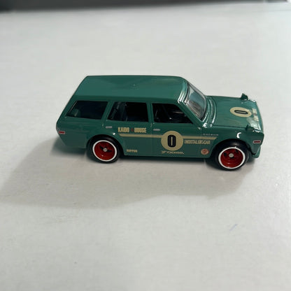 *Loose* Hot Wheels 1/64 Car Culture Premium Box Set ‘71 Datsun 510 Wagon Green
