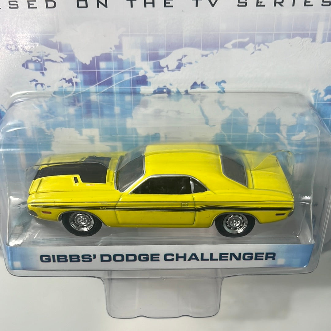 1/64 Greenlight Hollywood NCIS Gibb’s Dodge Challenger Yellow