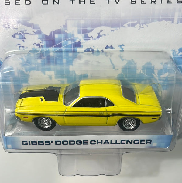 1/64 Greenlight Hollywood NCIS Gibb's Dodge Challenger Yellow