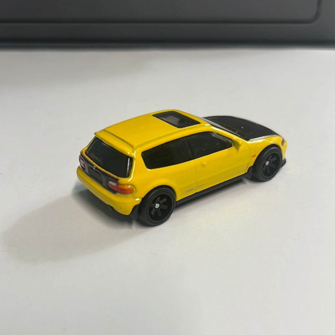 *Loose* Hot Wheels 1/64 Premium Car Culture Box Set Honda Civic EG Yellow