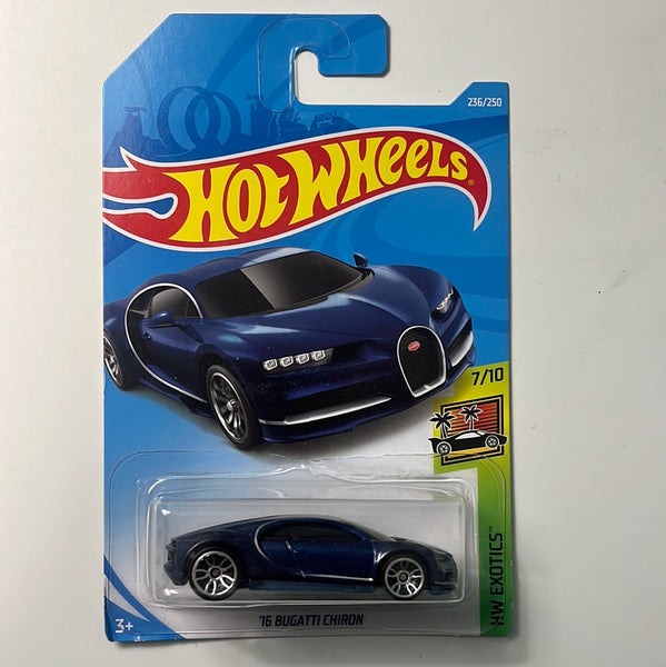 Hot Wheels ‘16 Bugatti Chiron Blue