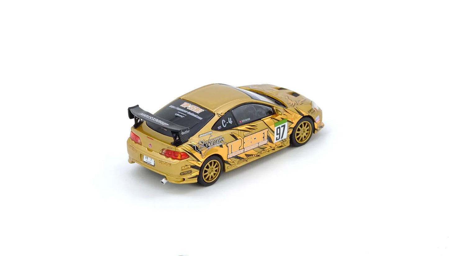 Inno64 1/64 Honda Fest Thailand 2025 Honda Integra Type R (DC5) Top Secret Thailand Gold - IN64-DC5TST-HFTH25