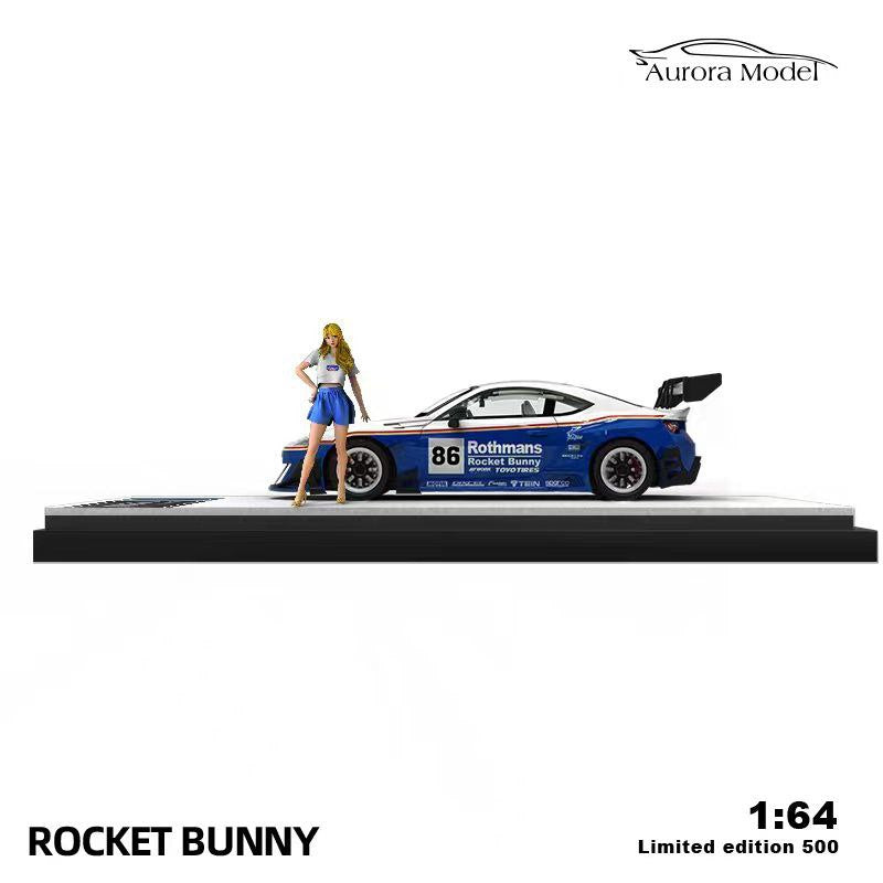 Aurora 1/64 Toyota 86 Rocket Bunny Rothmans Livery