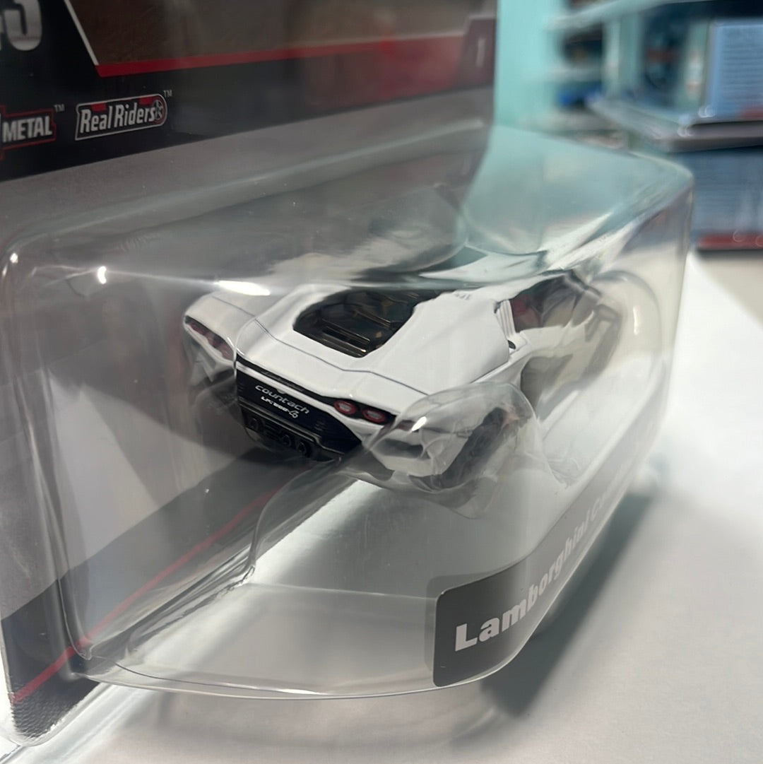 1/43 Hot Wheels Lamborghini Countach LPI 800-4 White