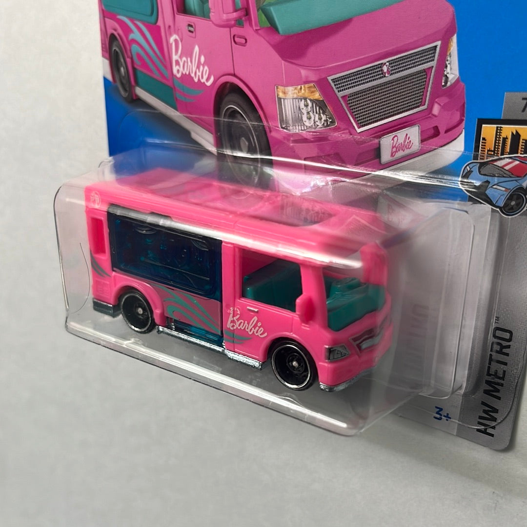 Hot Wheels 1/64 Barbie Dream Camper Pink